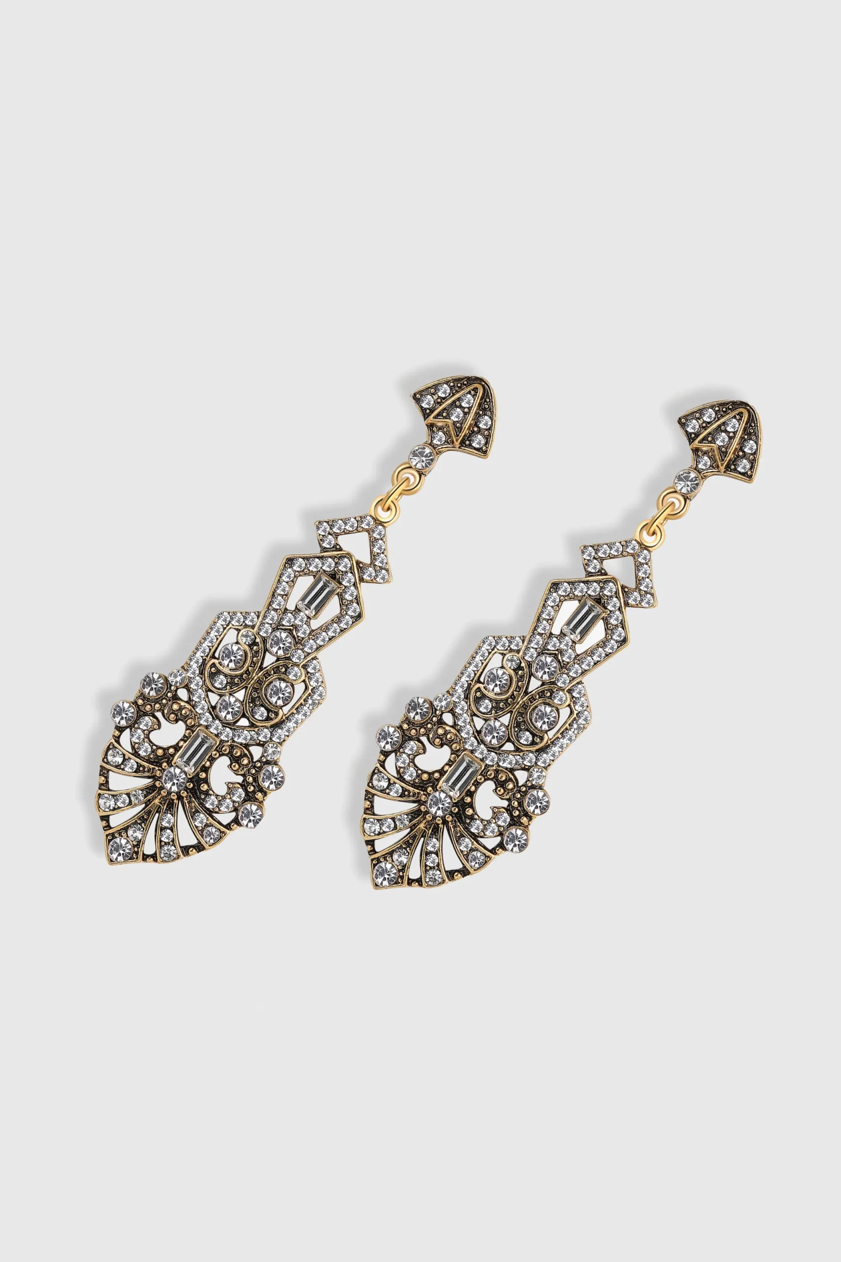 BABEYOND Earrings | Vintage<Antique Vintage Crystal Studded Earrings