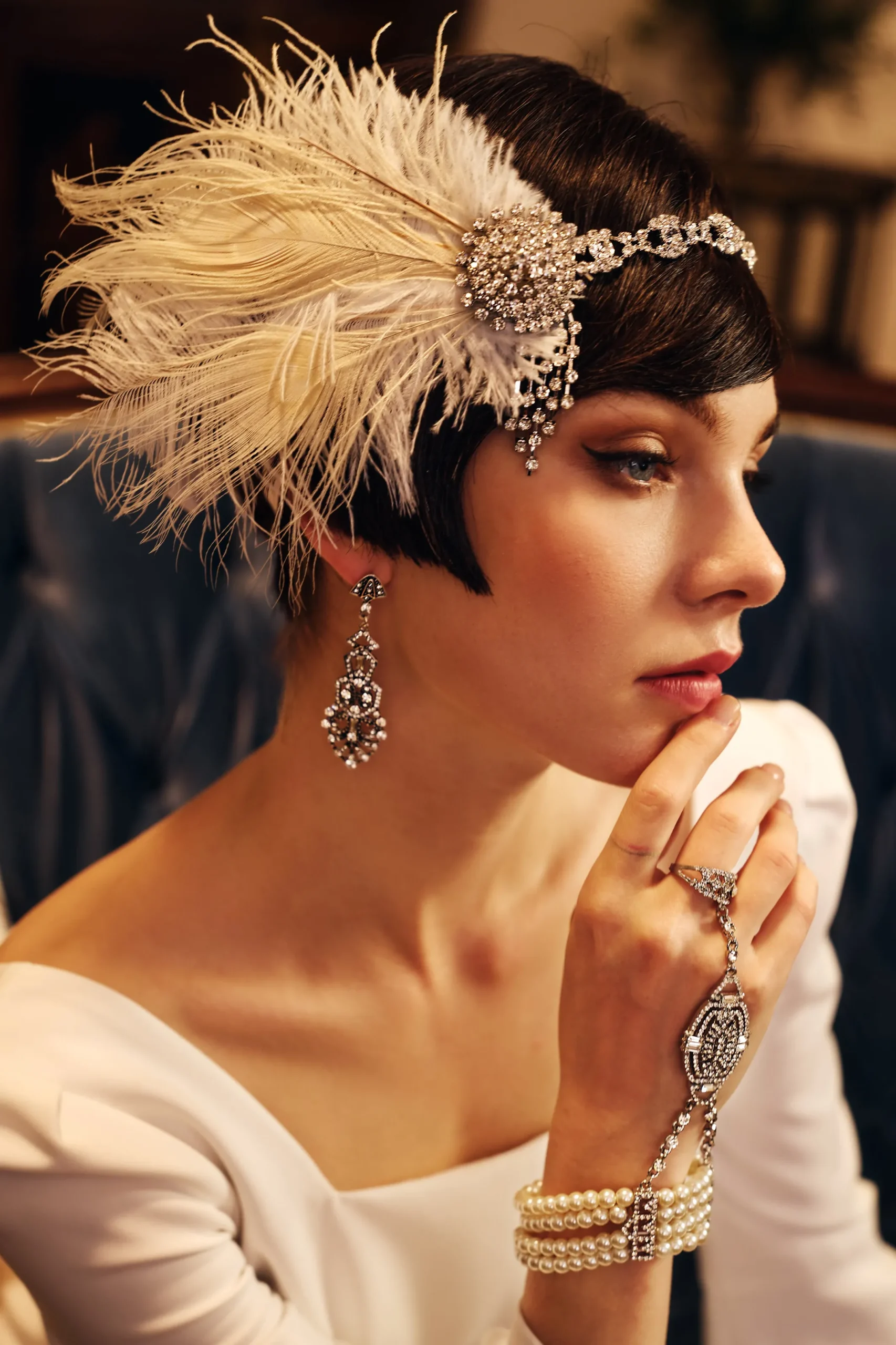 BABEYOND Earrings | Vintage<Antique Vintage Crystal Studded Earrings