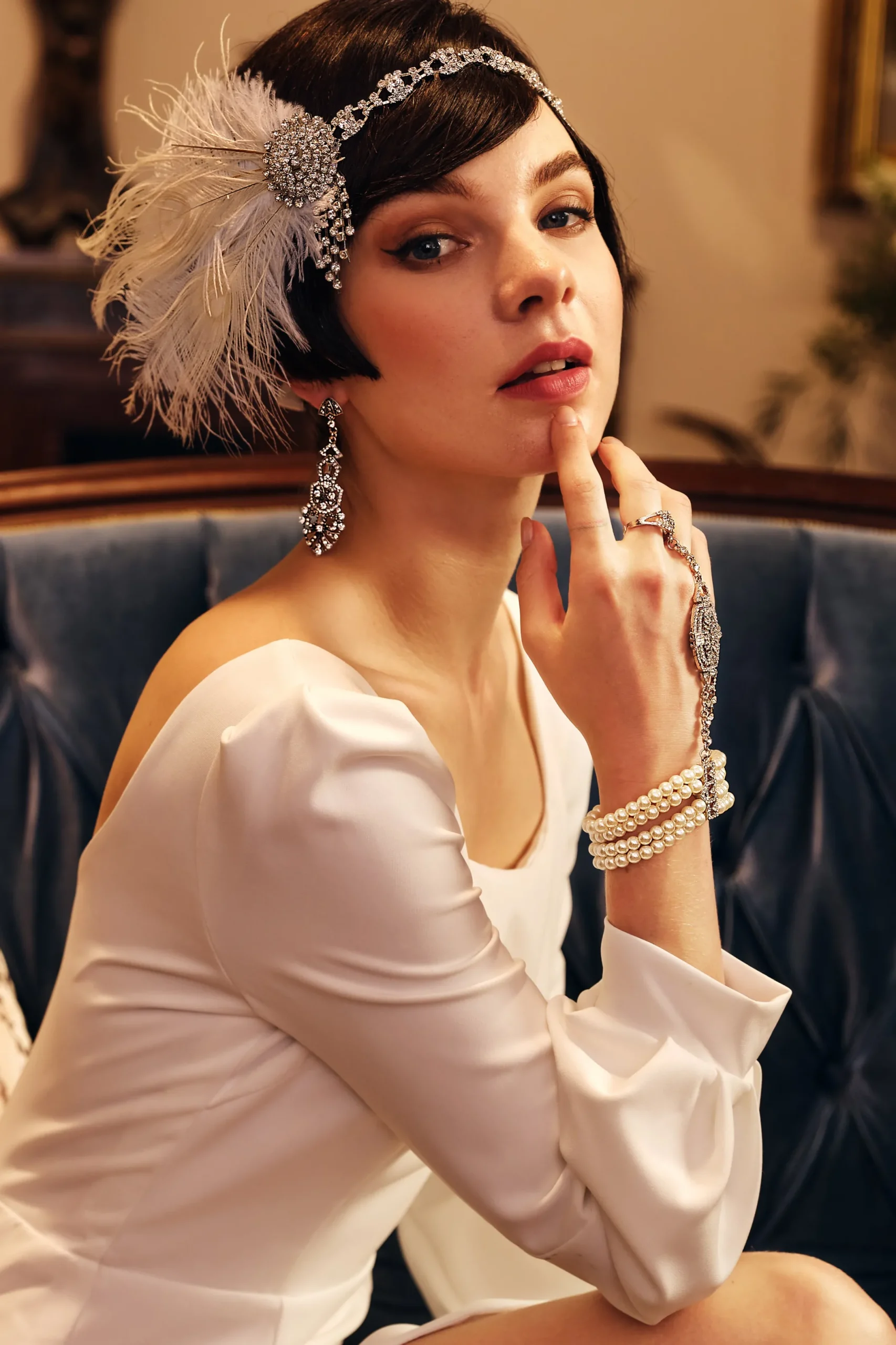 BABEYOND Earrings | Vintage<Antique Vintage Crystal Studded Earrings