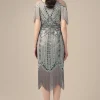 BABEYOND Flapper Dresses | Fringe<Art Deco Sparkle Fringe Flapper Dress