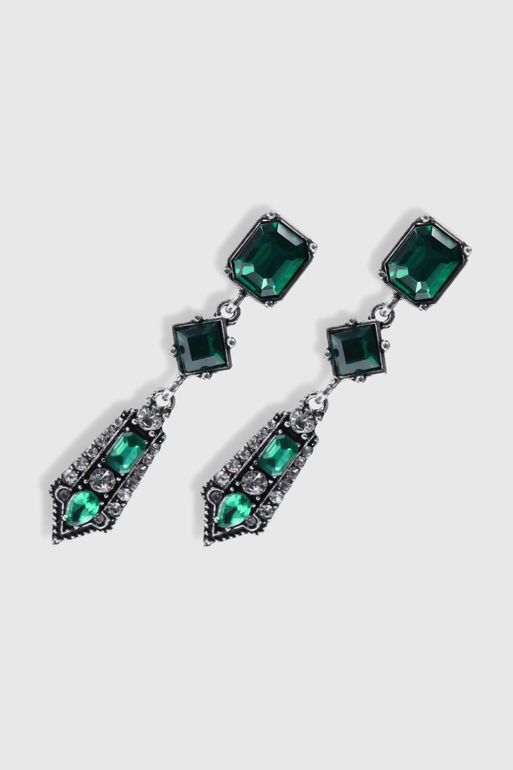 BABEYOND Earrings | Vintage<Art-Deco Rhinestone Studded Earrings