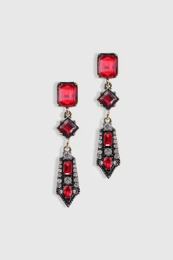 BABEYOND Earrings | Vintage<Art-Deco Rhinestone Studded Earrings