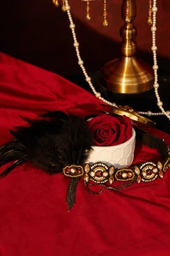 BABEYOND Feather | Chain<Assorted Gems Feather Headband