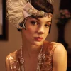 BABEYOND Feather | Feather<Assorted Gems Satin Headband
