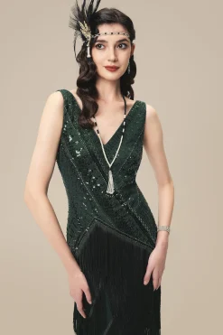 BABEYOND Flapper Dresses | Fringe<Asymmetrical Multi-Layered Fringe Flapper Dress
