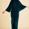 BABEYOND Evening Dresses | Velvet<Batwing Sleeve Slit Robe Dress