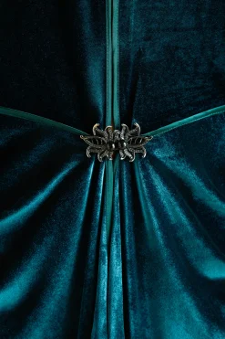 BABEYOND Evening Dresses | Velvet<Batwing Sleeve Slit Robe Dress