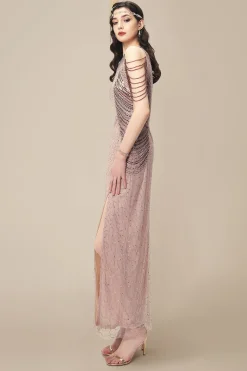 BABEYOND Evening Dresses | Sequin<Beaded Chain Sleeve Ombre Evening Gown