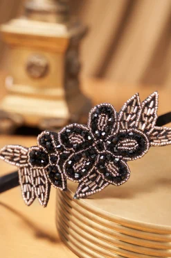 BABEYOND Rhinestone | Rhinestone<Beaded Leaf Sparkling Headband