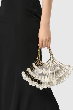 BABEYOND Handbags | Pearl<Beaded Pearl Scallop Shape Handbag