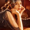 BABEYOND Feather | Chain<Beaded Rhinestone Tassel Feather Headpiece