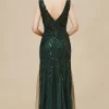 BABEYOND Evening Dresses | Plus Size<Bodycon Sequin Mermaid Maxi Dress