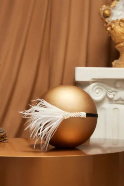 BABEYOND Feather | Feather<Braided Pearl Feather Headpiece