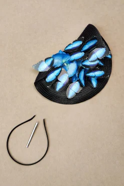 BABEYOND Fascinators<Butterfly Derby Wide Brim Fascinator