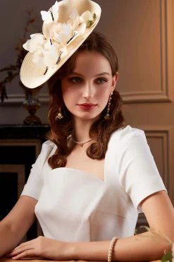 BABEYOND Fascinators<Butterfly Derby Wide Brim Fascinator