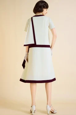 BABEYOND Day Dresses<Cascading Ruffle Color Block Day Dress