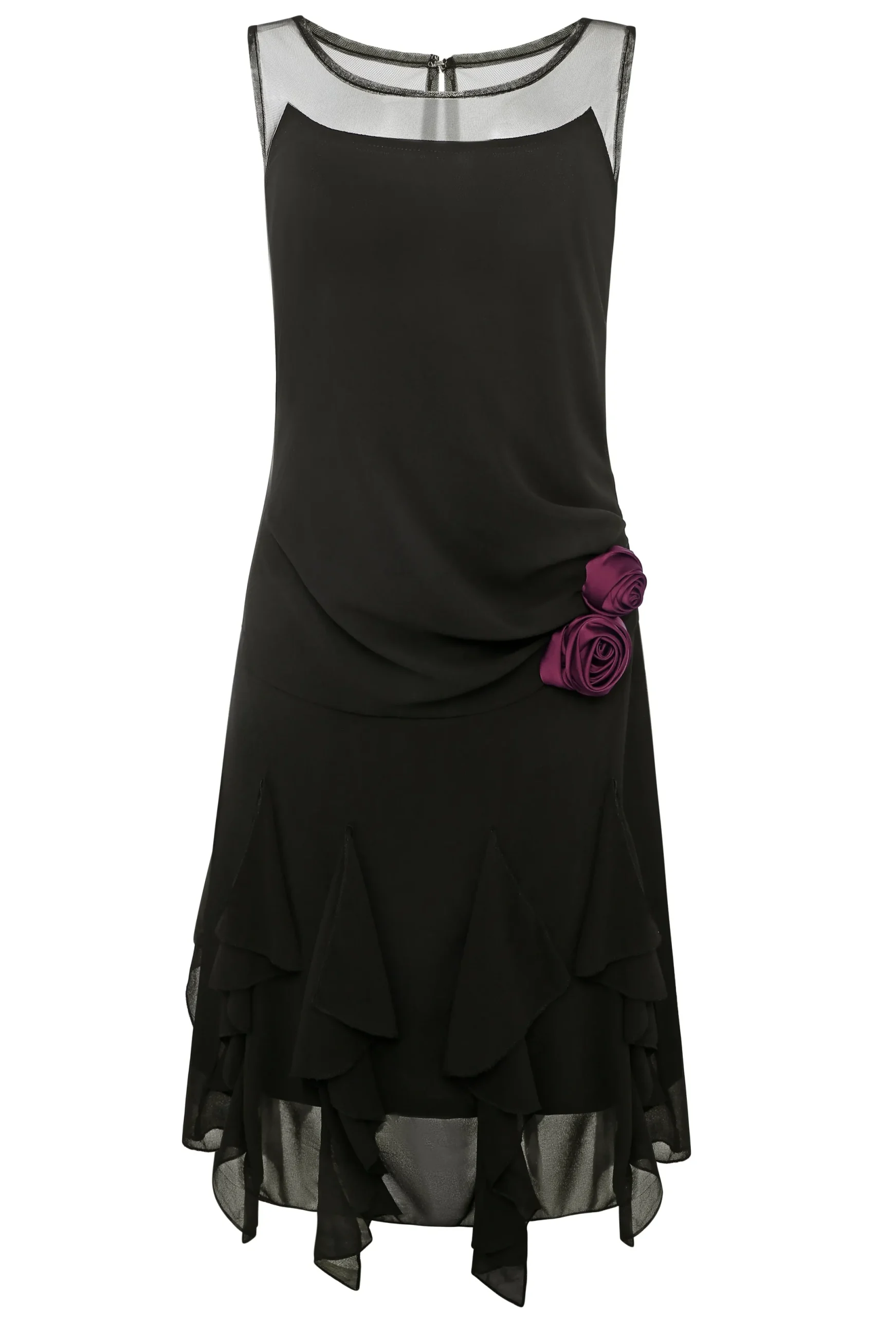 BABEYOND Day Dresses<Charming Floral Ruffle Hem Day Dress