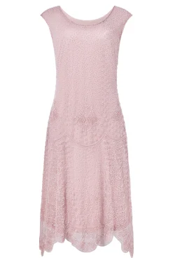 BABEYOND Flapper Dresses | Wedding Dresses<Chic Cap Sleeve Beaded H-Line Cocktail Dress