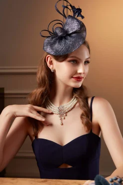 BABEYOND Fascinators<Classic Cocktail Pillbox Fascinator