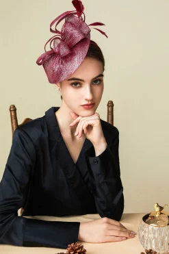 BABEYOND Fascinators<Classic Elegant Pillbox Fascinator