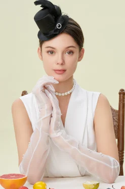 BABEYOND Fascinators<Classic Feather Bow Knot Fascinator
