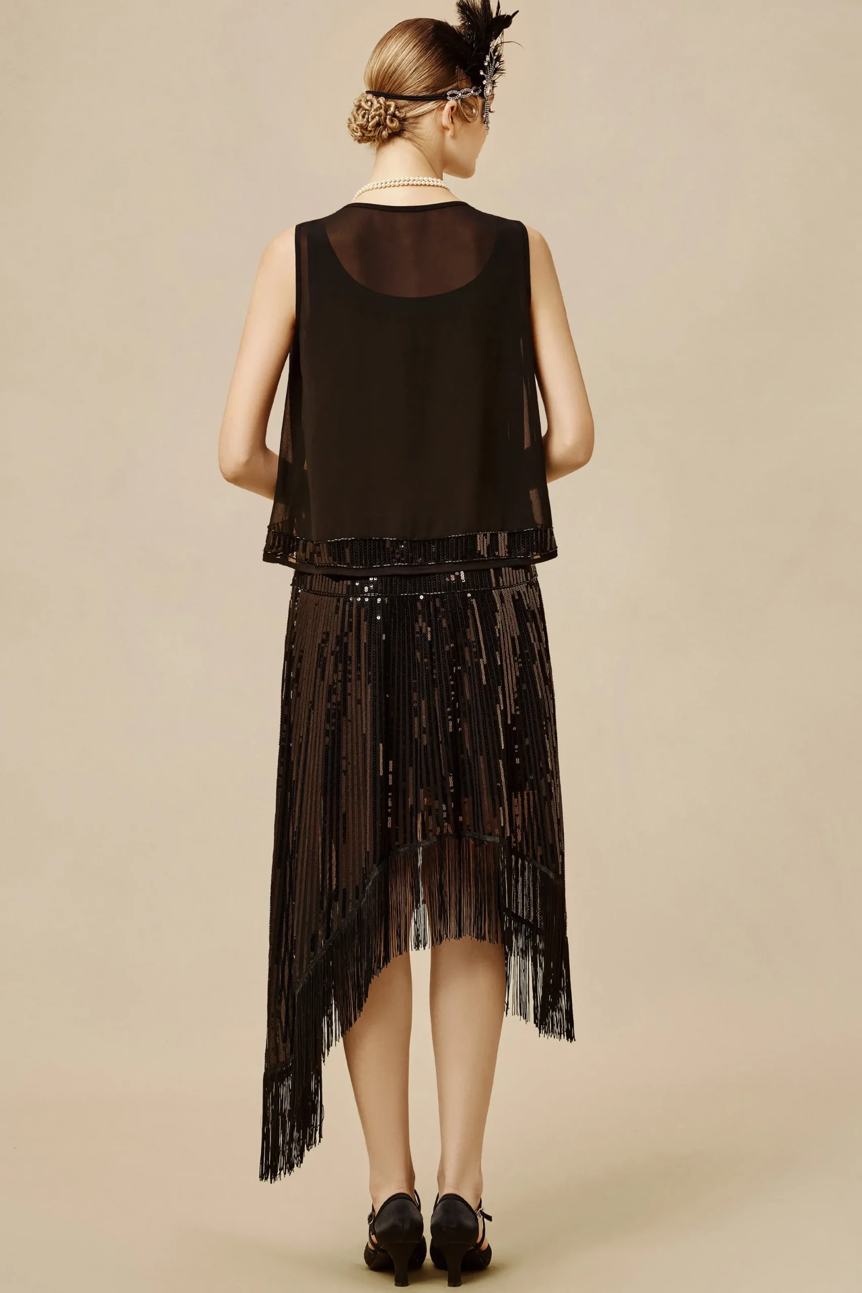 BABEYOND Day Dresses | Fringe<Classic 20s H-line Two-Piece Day Dress