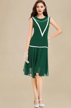 BABEYOND Flapper Dresses | Day Dresses<Classic Sleeveless Casual Dress