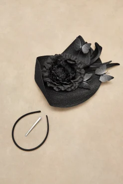 BABEYOND Fascinators<Classic Vintage Wide Brim Fascinator