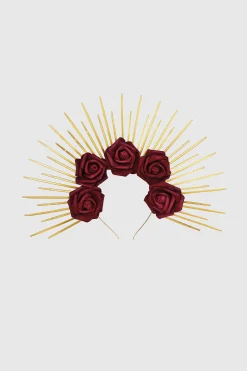 BABEYOND Halo Crown<Classy Rose Spiked Sunburst Goddess Halo Crown
