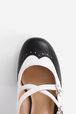 BABEYOND Shoes<Closed Toe Ankle Cross Strap Shoes