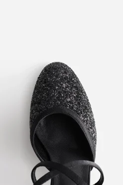 BABEYOND Shoes<Closed Toe Flash Latin Dance Shoes