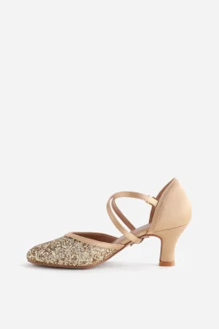 BABEYOND Shoes<Closed Toe Flash Latin Dance Shoes