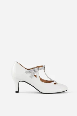 BABEYOND Shoes | Rhinestone<Closed Toe T-Strap Rhinestone Pumps