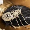 BABEYOND Feather | Rhinestone<Crystal Studded Flower Feather Headband