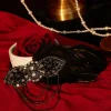 BABEYOND Feather | Feather<Dazzling Beaded Floral Feather Headband
