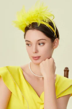 BABEYOND Fascinators<Delicate Kentucky Feather Headband Fascinator
