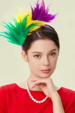 BABEYOND Fascinators<Delicate Kentucky Feather Headband Fascinator