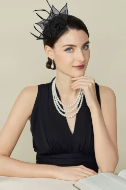 BABEYOND Fascinators<Delicate Kentucky Feather Floral Fascinator