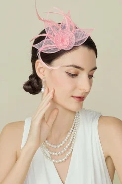 BABEYOND Fascinators<Delicate Kentucky Feather Floral Fascinator
