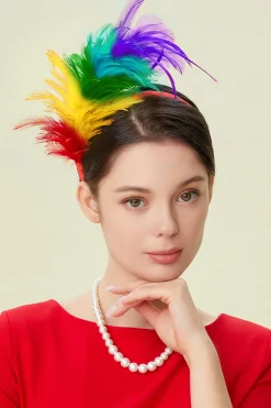 BABEYOND Fascinators<Delicate Kentucky Feather Headband Fascinator