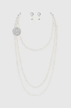 BABEYOND Necklaces | Pearl<Delicate Multilayer Pearl Necklace Set