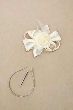 BABEYOND Fascinators<Delicate Ribbon Bow Floral Fascinator