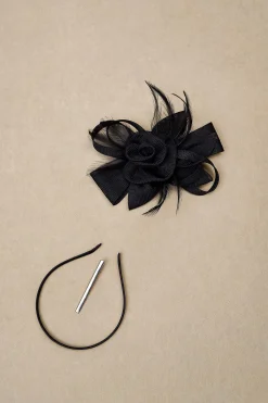 BABEYOND Fascinators<Delicate Ribbon Bow Floral Fascinator