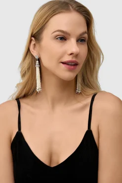 BABEYOND Earrings | Lady<Delicate Vintage Tassel Pearl Earrings