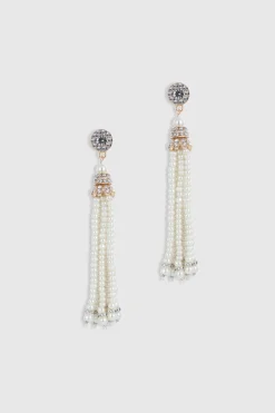 BABEYOND Earrings | Lady<Delicate Vintage Tassel Pearl Earrings
