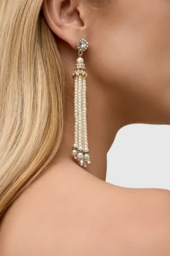 BABEYOND Earrings | Lady<Delicate Vintage Tassel Pearl Earrings