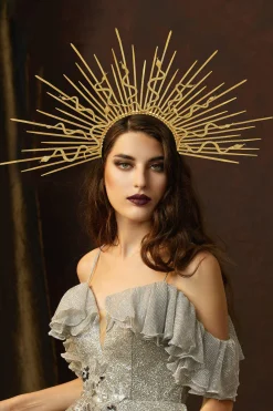 BABEYOND Halo Crown<Distinctive Snake Spike Mary Halo Headband