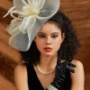 BABEYOND Fascinators<Dreamy Wavy Brim Mesh Fascinator