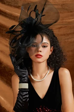 BABEYOND Fascinators<Dreamy Wavy Brim Mesh Fascinator