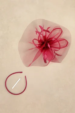 BABEYOND Fascinators<Dreamy Wavy Brim Mesh Fascinator